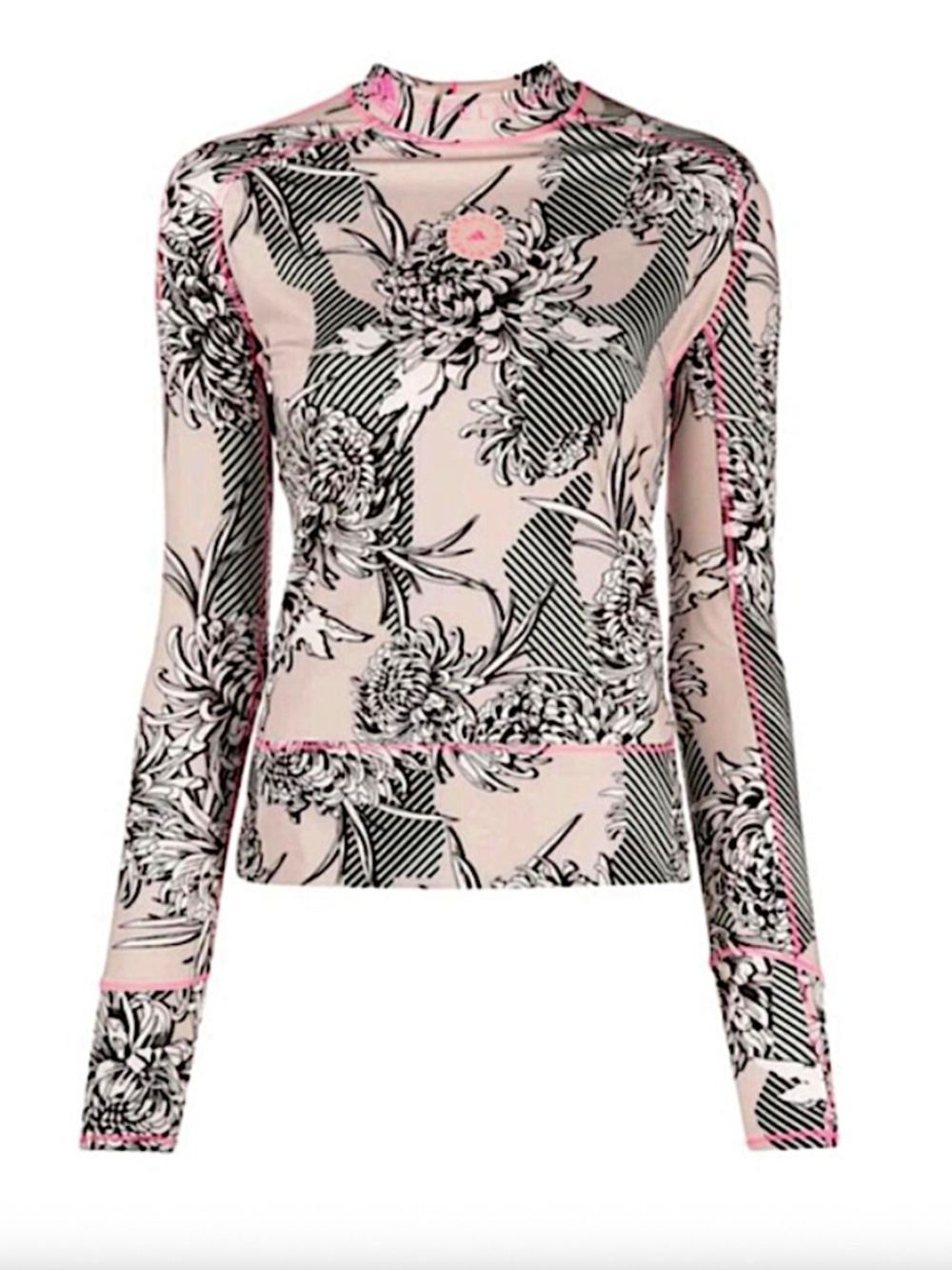 Adidas Stella McCartney TruePurpose Floral Long Sleeve Running Top